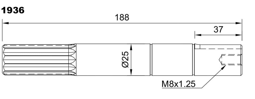 PM 40 PUMP SHAFT