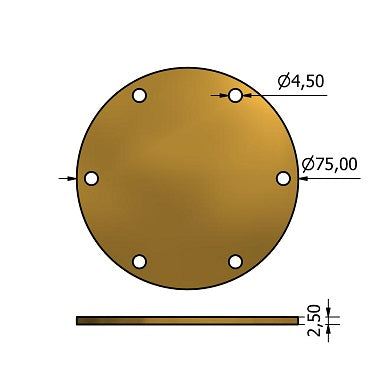 2390-COPERCHIO PM16-ST140-141 142