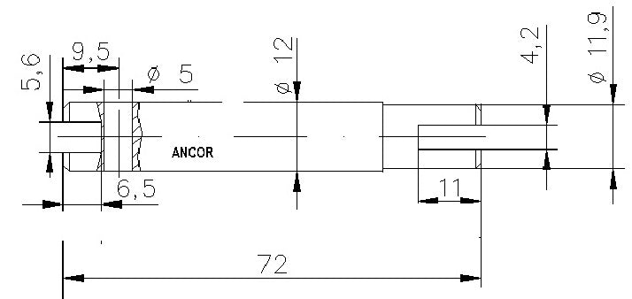 3322-ALBERO POMPA ST 116 L=72