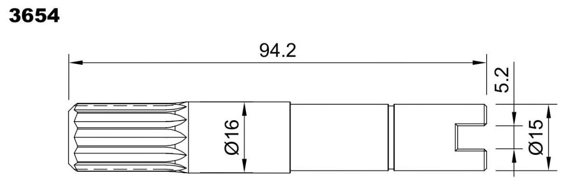 3654-ALBERO POMPA ST 173 L=94.2