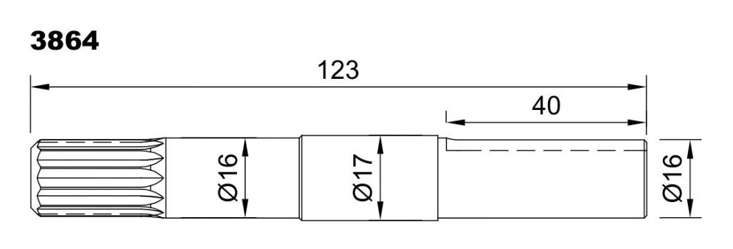 3864-ALBERO POMPA ST 176 L=123