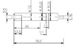 4796-ALBERO POMPA ST 205 L=79.2