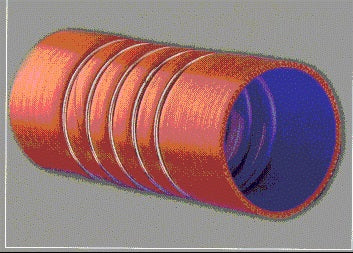 MANICOTTO SILICONE 80MM L=200