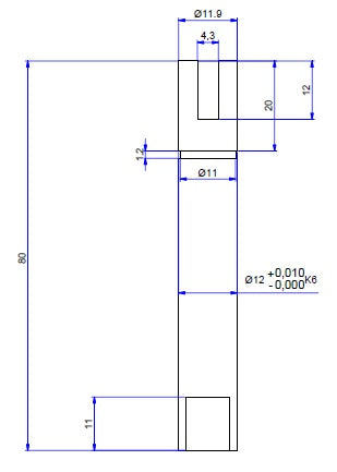 5074-ALBERO POMPA ST 215 L=80