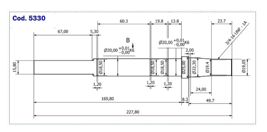 PUMP SHAFT J.NORTHERN LIGHT