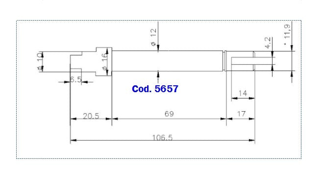 ST 304 PUMP SHAFT