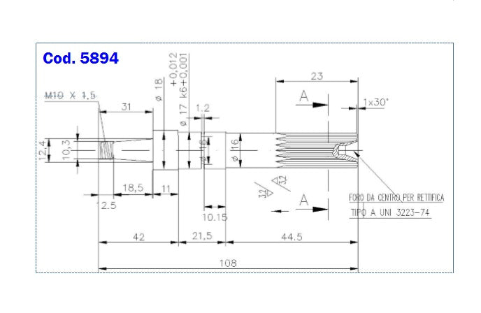 ST 347 PUMP SHAFT