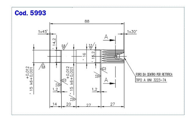 5993-ALBERO POMPA ST 370 L=88