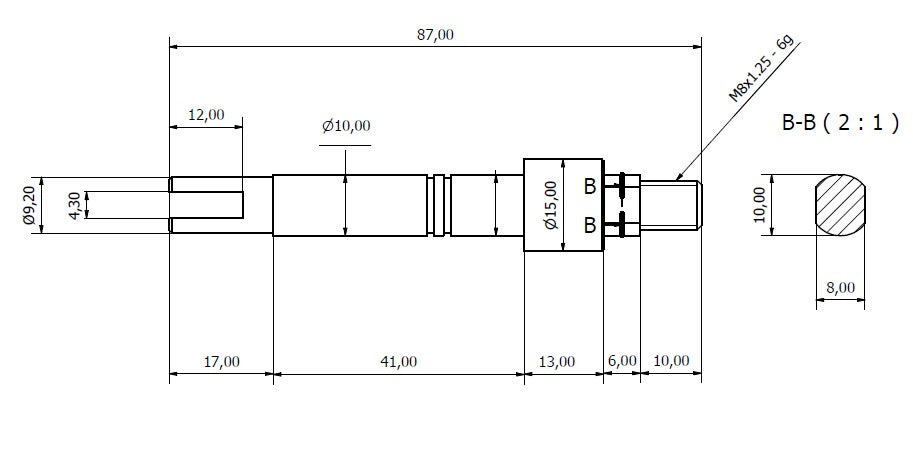 6000-ALBERO POMPA ST 303 L=87