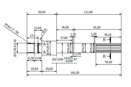 6319-ALBERO POMPA ST 649 L=161.5