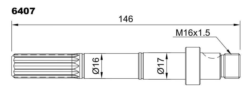 6407-ALBERO POMPA ST 549 L=146