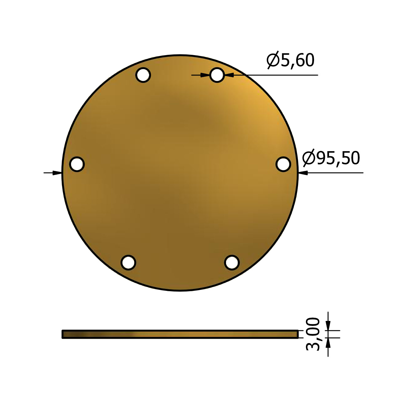6431-COPERCHIO POMPA JH 10-13170