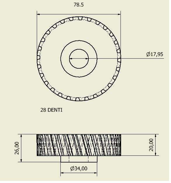 6557-INGRANAGGIO PER ST 551