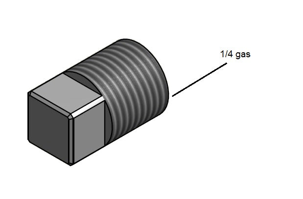 CAP WRENCH Q 1/4 G 1/4UNC