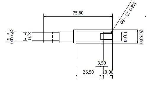 6779-ANNULL. ALBERO POMPA YM YSM12
