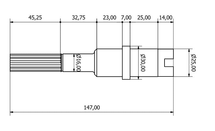 6809-ALBERO POMPA ST 380 L=165