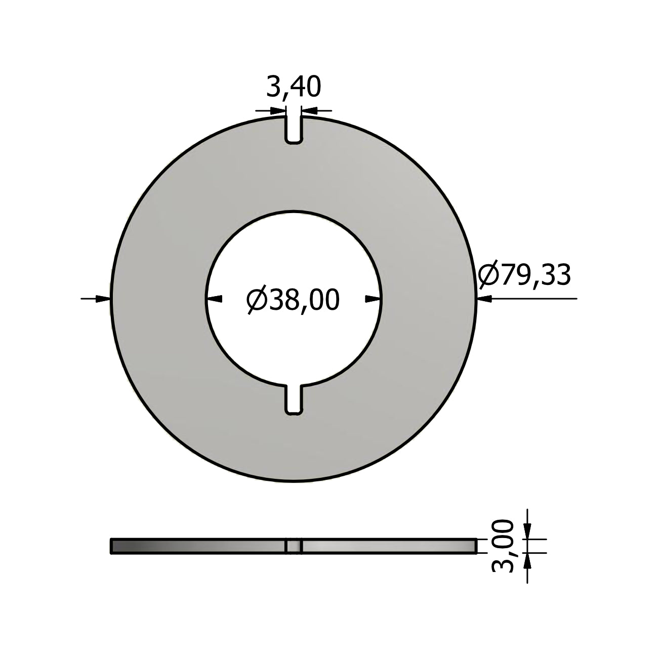 6992-ANELLO RASAMENTO PER SH1016