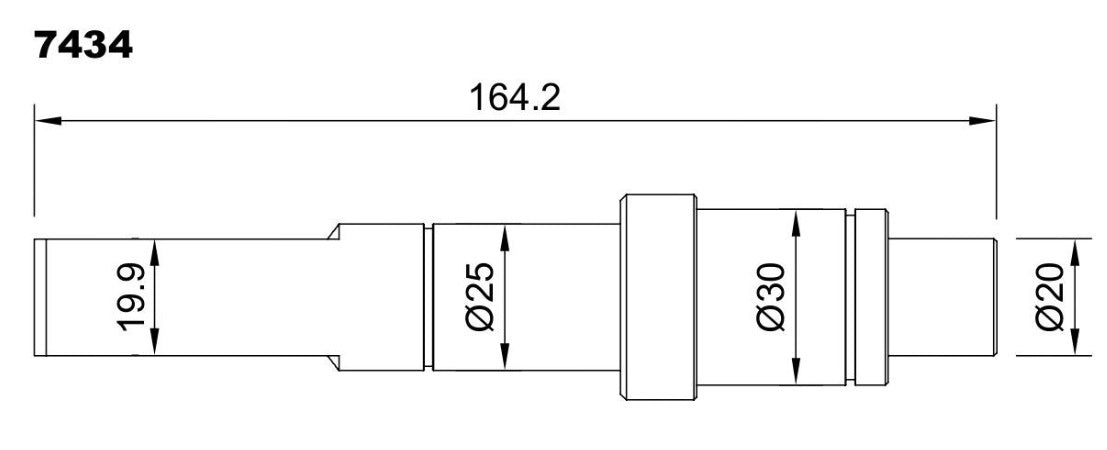 7434-ALBERO POMPA HYU L=164.2