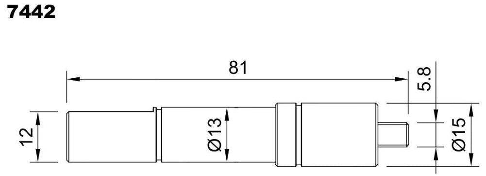 7442-ALBERO POMPA ST 402 L=81