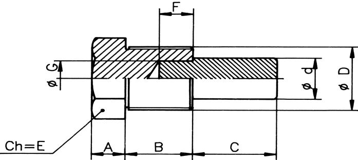 ANODO COMPL. D.14x51 M1/2 GAS