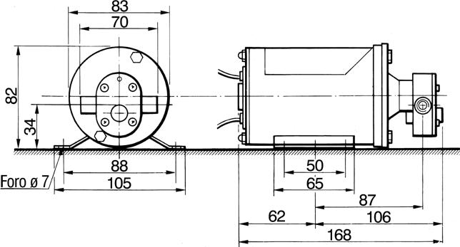 ELECTROP. BG 45 1/4 GAS 24V