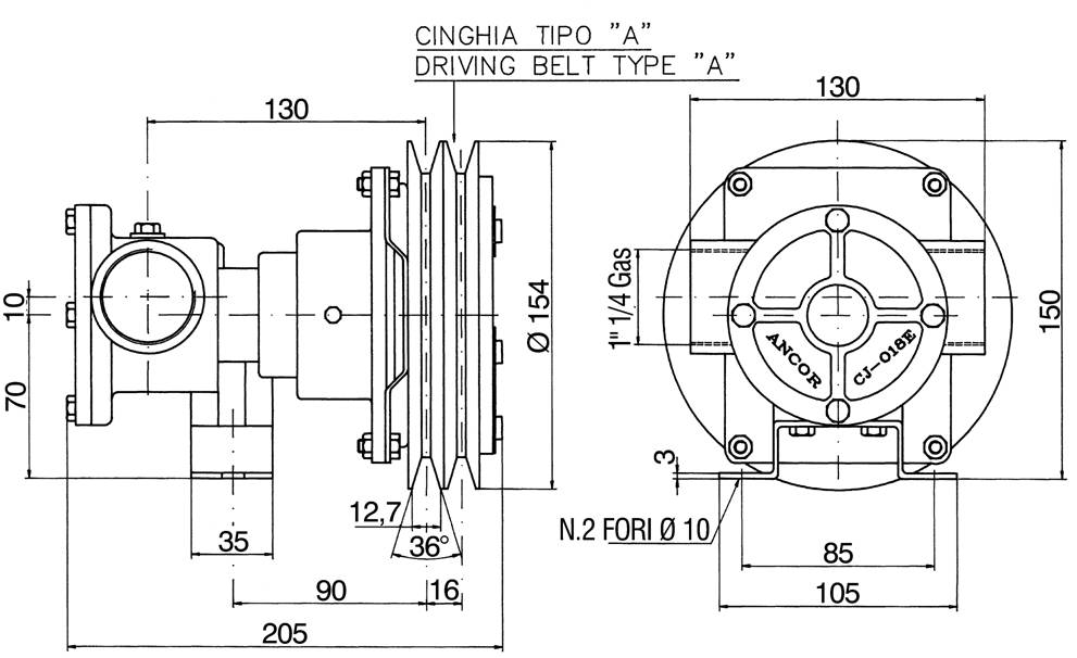 12-POMPA TRASC. CJ018E 12V