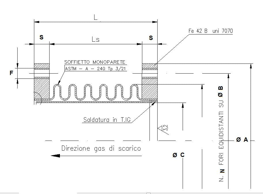 TRONCH.FLESS. DE190 H=155