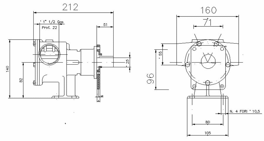 PMF 40 FLANGED PUMP