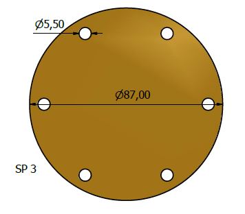 2408-COPERCHIO PM36-ST146-150 D.87
