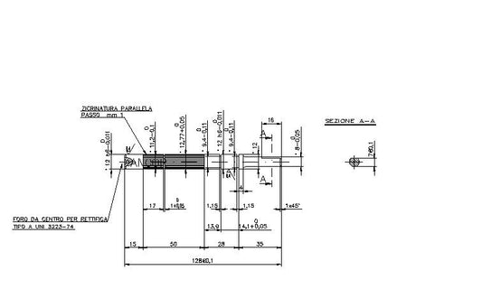DEUTZ PUMP SHAFT