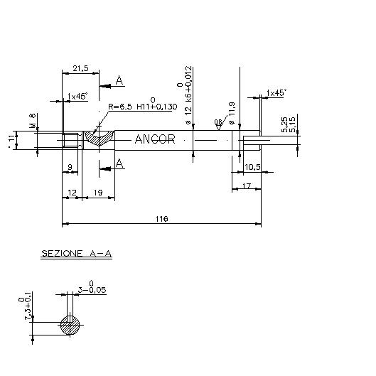 2732-ALBERO POMPA ST 120 L=116