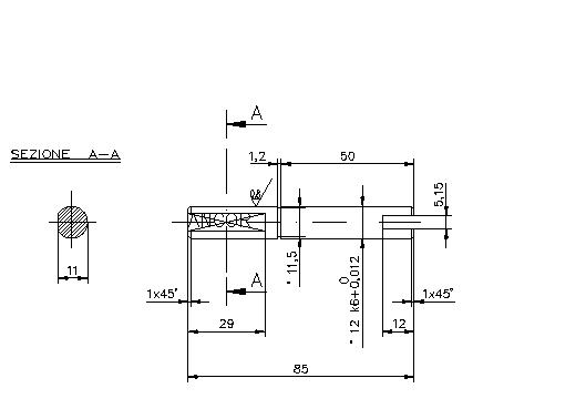 PUMP SHAFT F4B8-01-45069