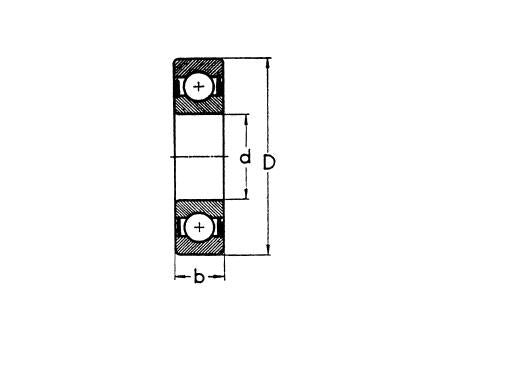 PILLOW. 12x28x8-6001 2RS SKF