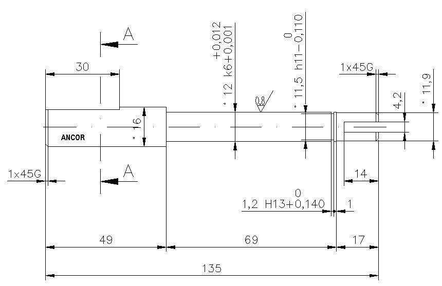 3180-ALBERO POMPA ST 104 L=135