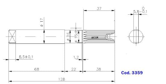 3359-ALBERO POMPA ST 174 L=128