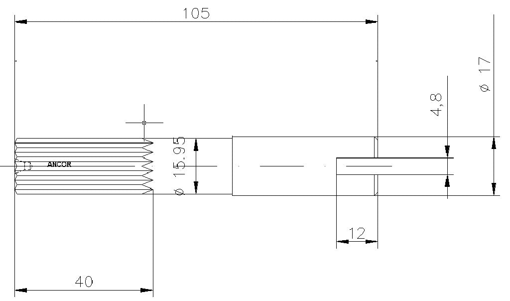 3363-ALBERO POMPA ST 160 L=105