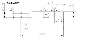 3369-ALBERO POMPA ST 101 L=63.5