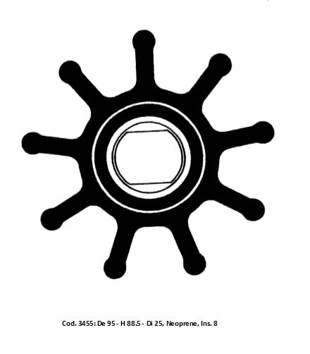 3455-GIR. DE 95 H 88.5 DI 25 9 PALE