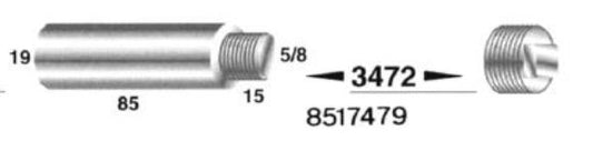 ANODO COMPL D.19x85 M3/4 GAS