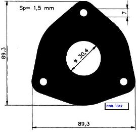 3847-ANELLO RASAM SW 89x30x1.5 TR.