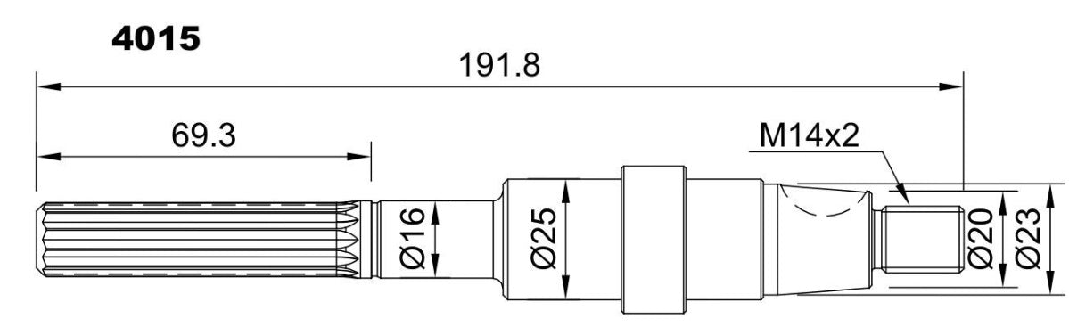 4015-ALBERO POMPA ST 180 L=191.8