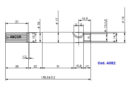 4082-ALBERO POMPA ST 190 L=138.8