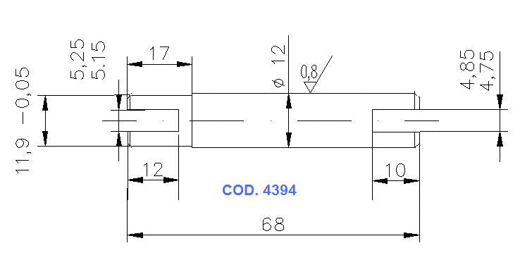 4394-ALBERO POMPA ST 106 L=68
