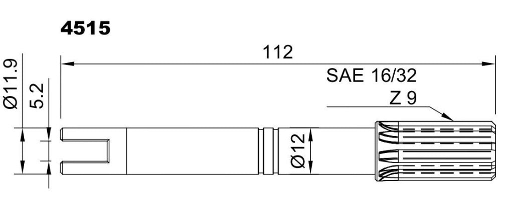 4515-ALBERO POMPA ST 166 L=112