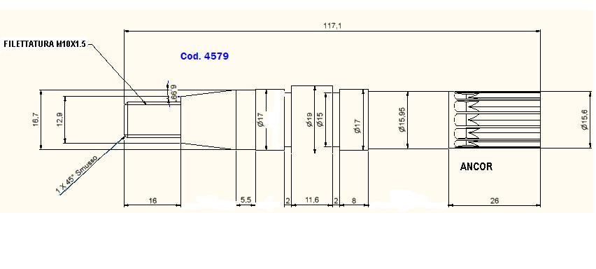 4579-ALBERO POMPA ST 201 L=117.1