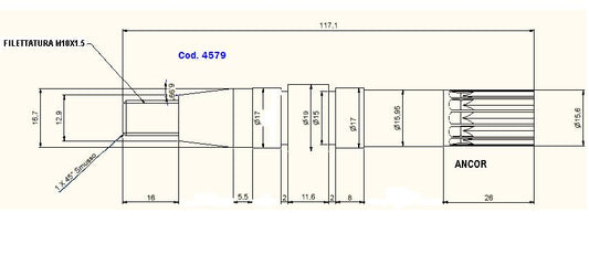 4579-ALBERO POMPA ST 201 L=117.1
