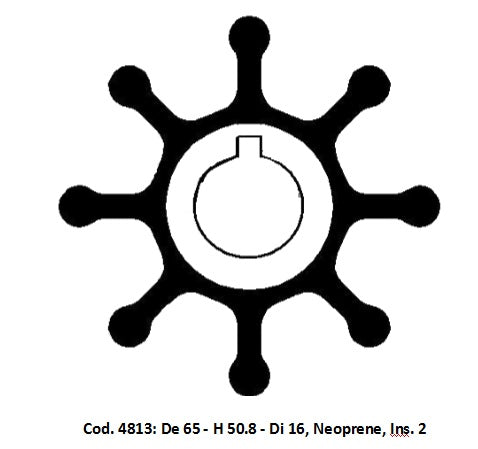 4813-GIR.FINSPRAY 3/4 HALF KEY