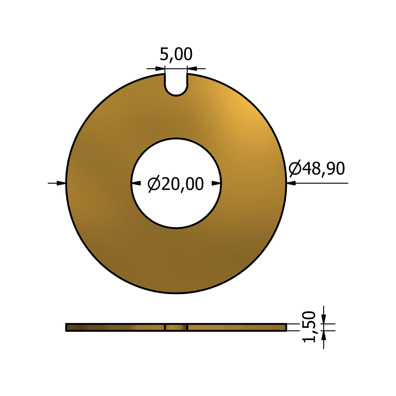 4833-ANELLO RAS.ST203 49x20x1.5