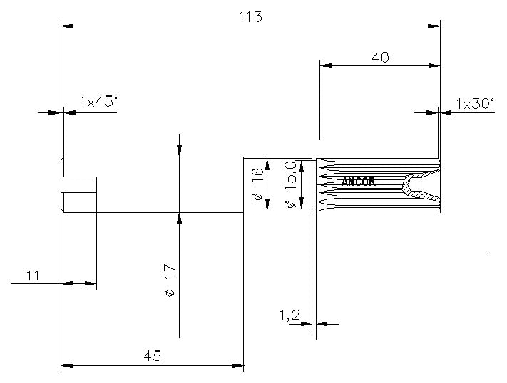 4837-ALBERO POMPA ST 207 L=113