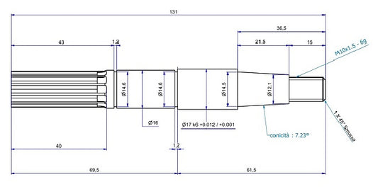 4839-ALBERO POMPA ST 191 L=131